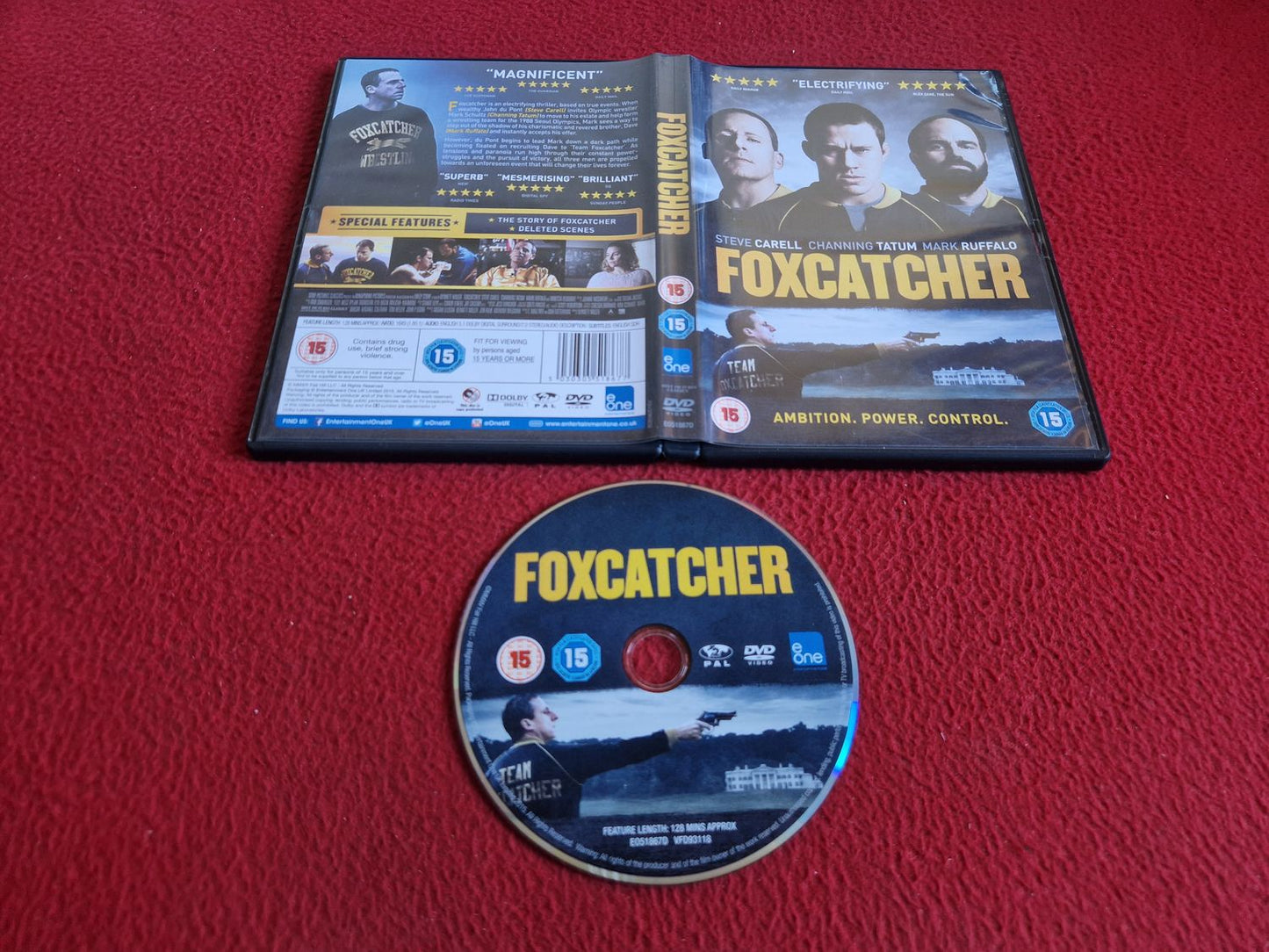 FOXCATCHER DVD