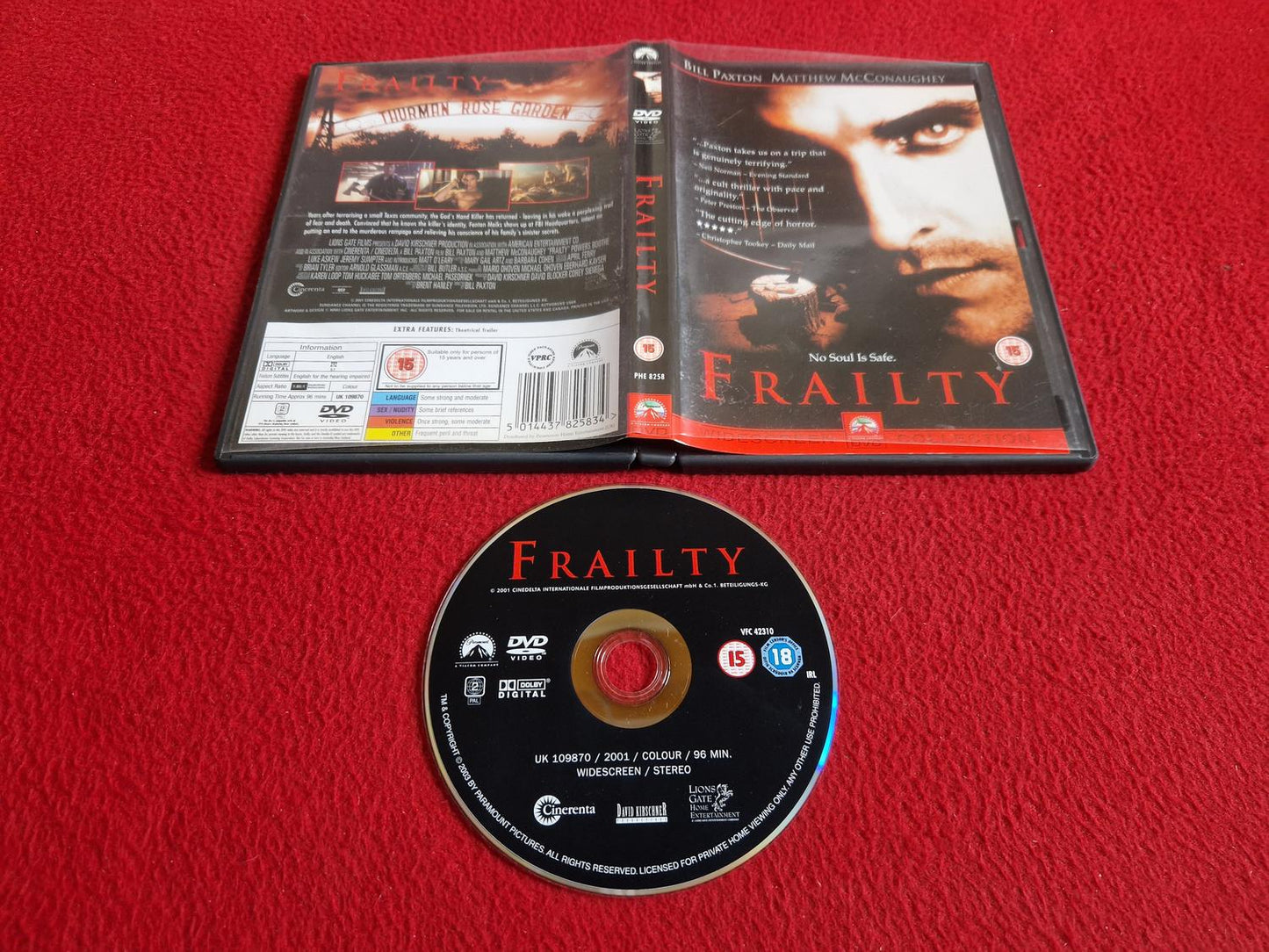FRAILTY DVD