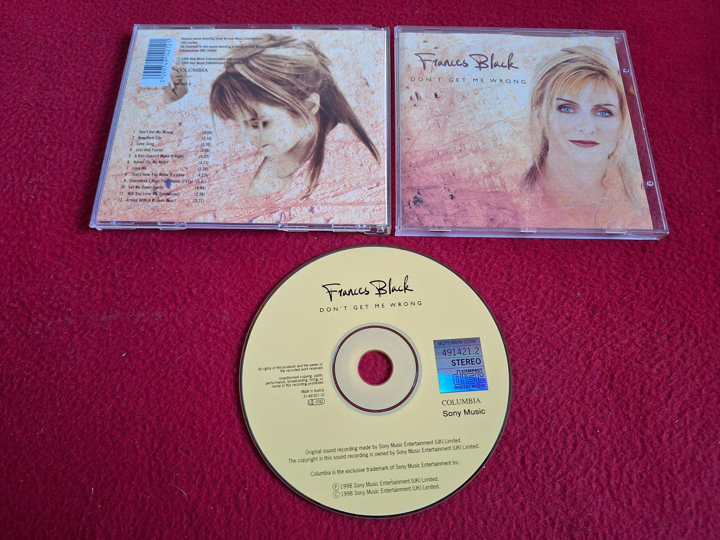 FRANCES BLACK DON'T GET ME WRONG CD