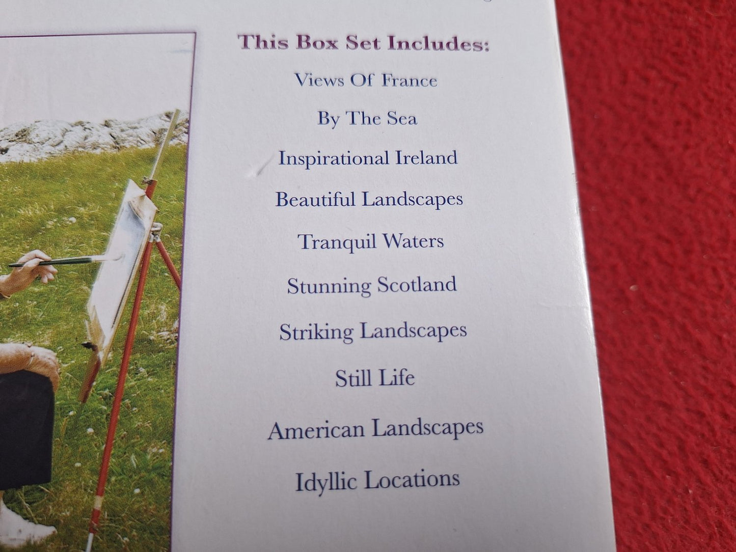 FRANK CLARKE SIMPLY PAINTING WORLD OF WATERCOLOURS BOX DVD
