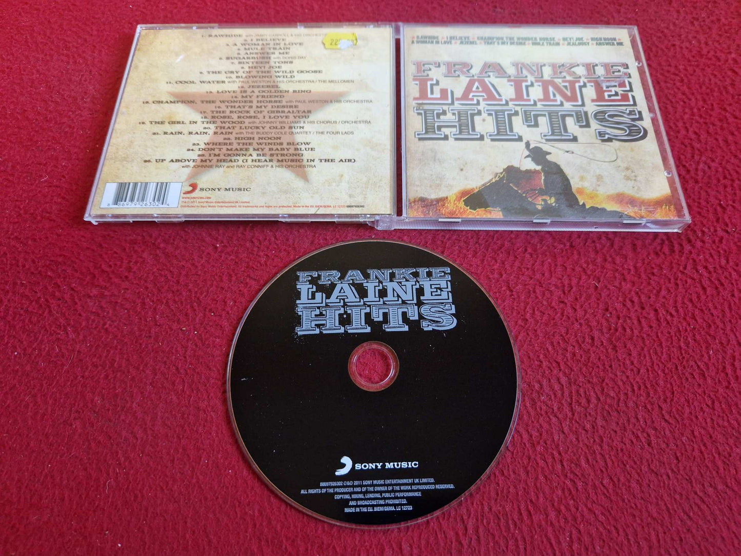 FRANKIE LAINE HITS CD