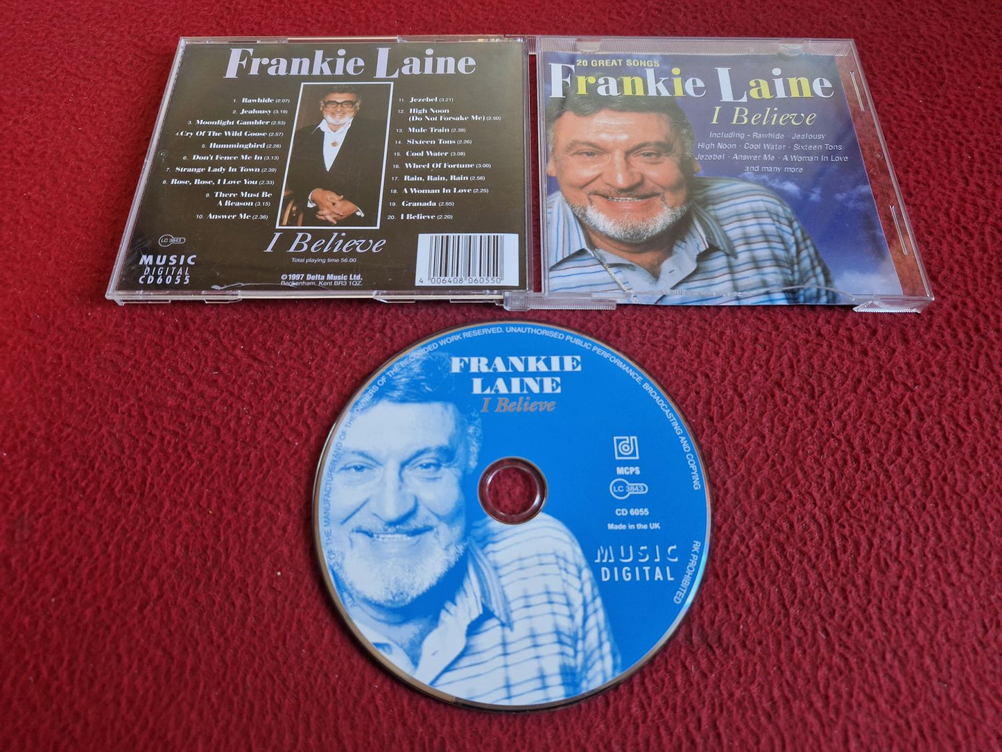FRANKIE LAINE I BELIEVE 20 GREAT SONGS CD