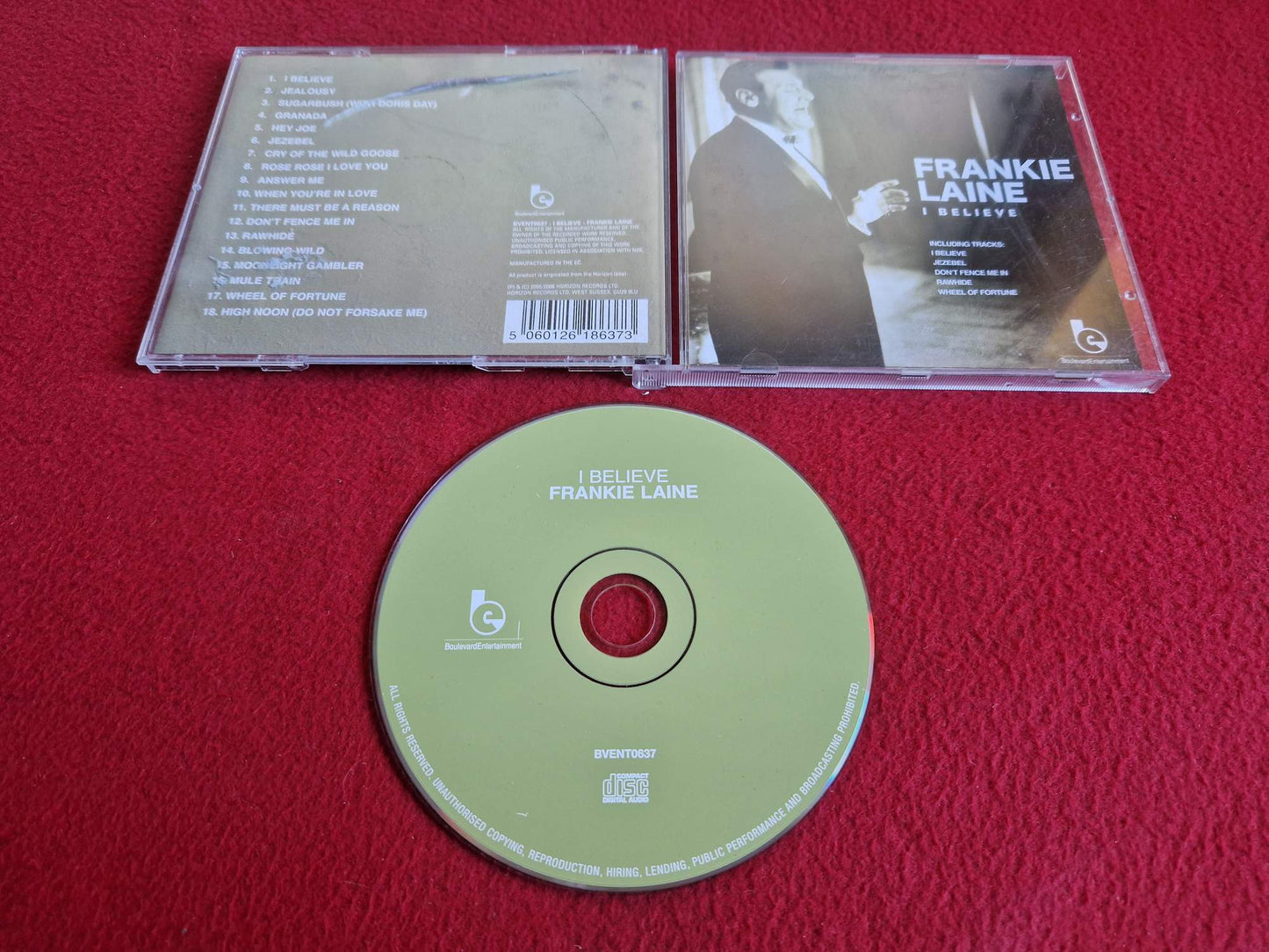 FRANKIE LAINE I BELIEVE CD