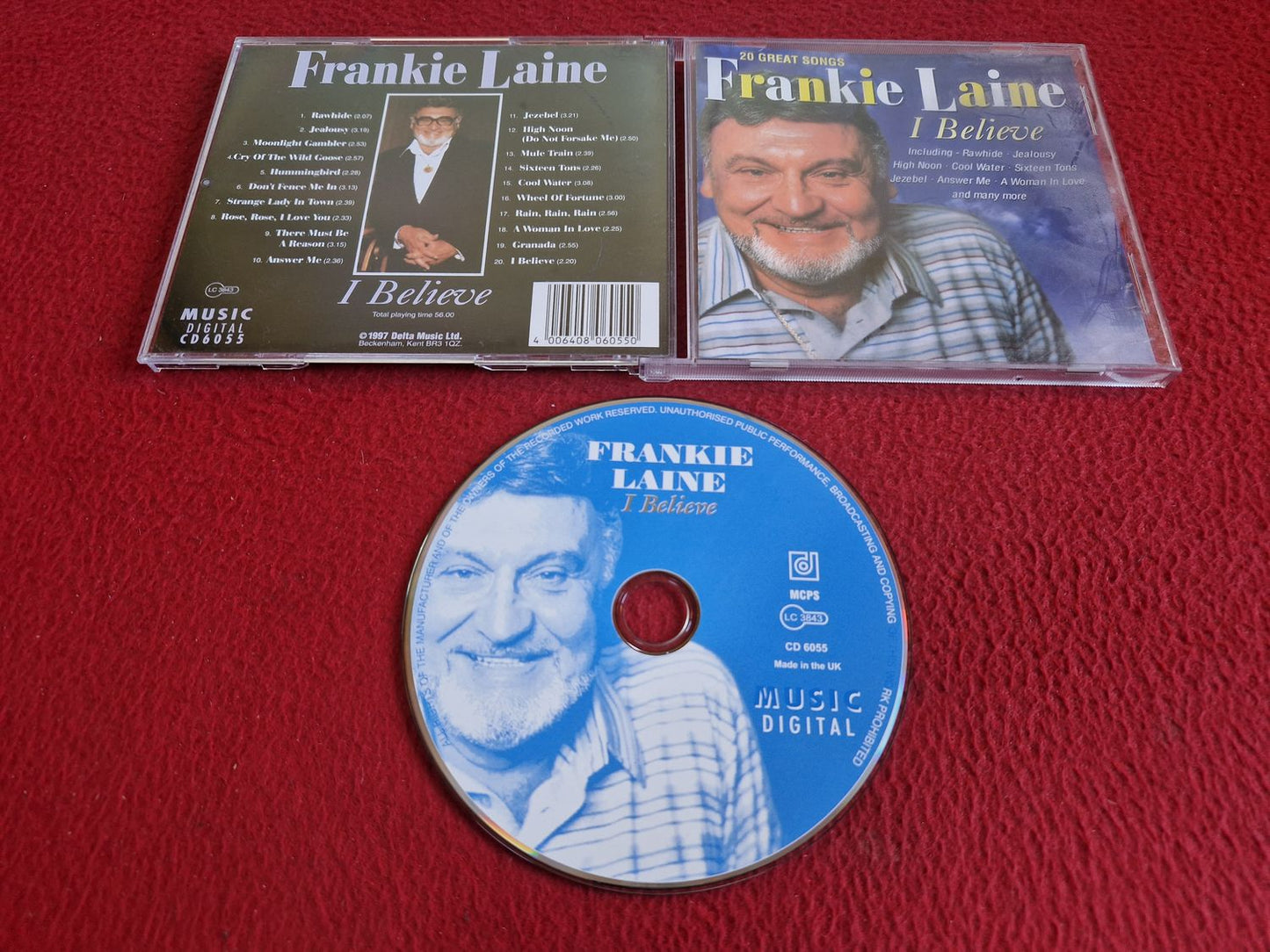 FRANKIE LAINE I BELIEVE CD