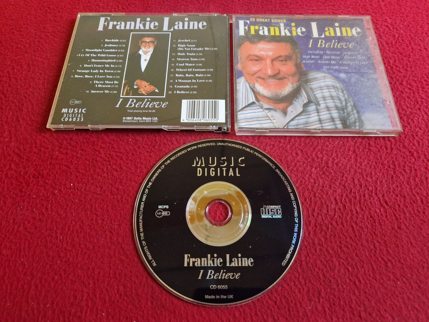 FRANKIE LAINE I BELIEVE CD