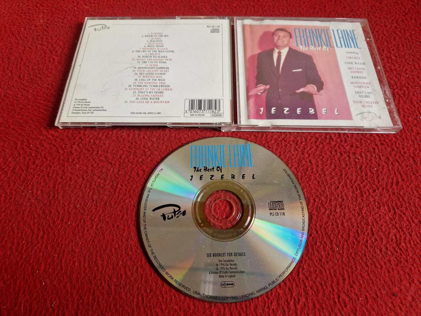 FRANKIE LAINE JEZEBEL THE BEST OF CD