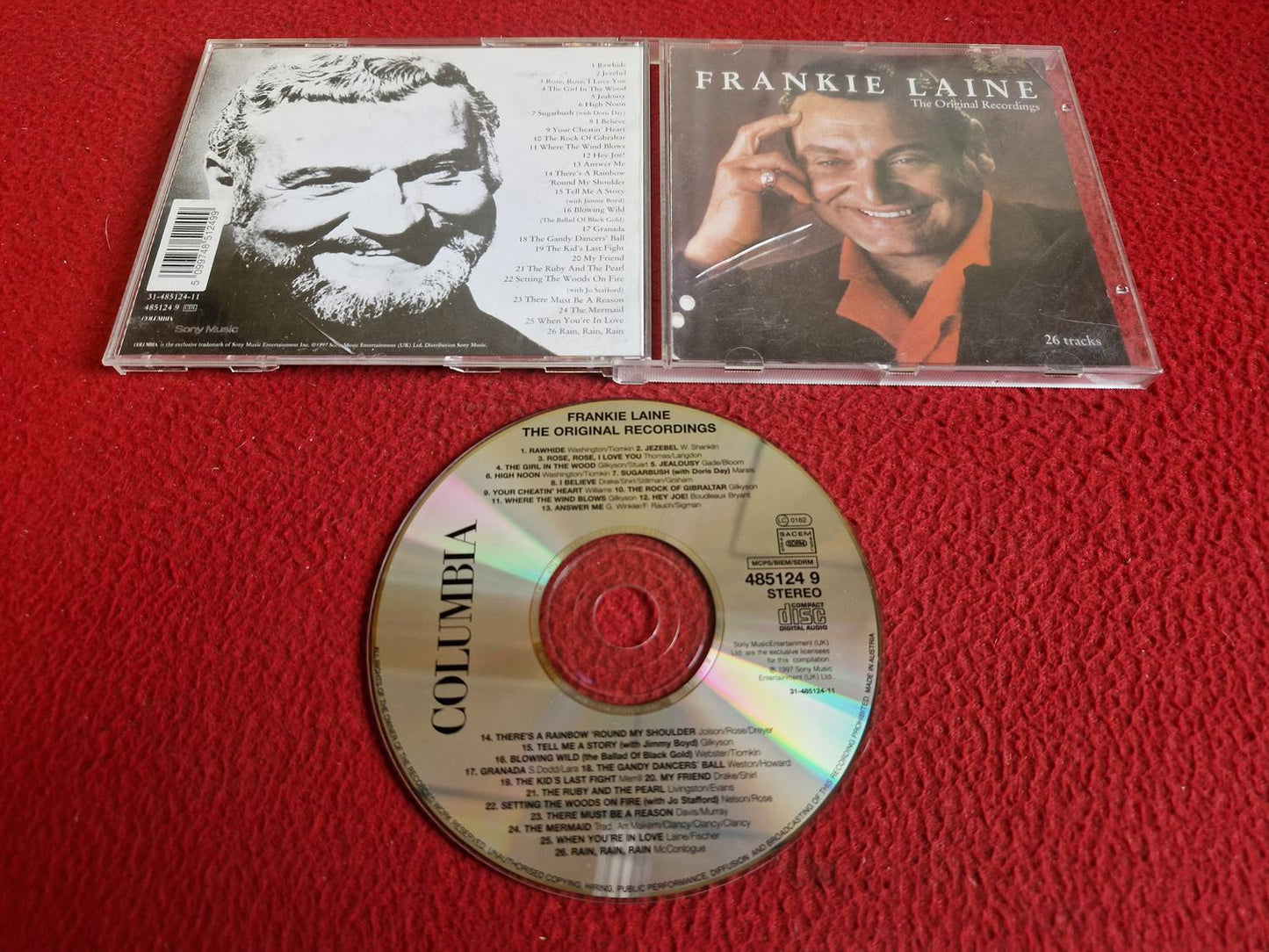 FRANKIE LAINE THE ORIGINAL RECORDINGS CD