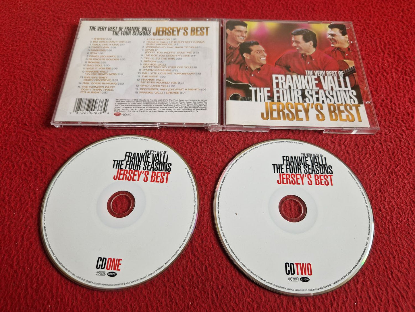 FRANKIE VALLI THE FOUR SEASONS JERSEY'S BEST THE VERY BEST OF CD