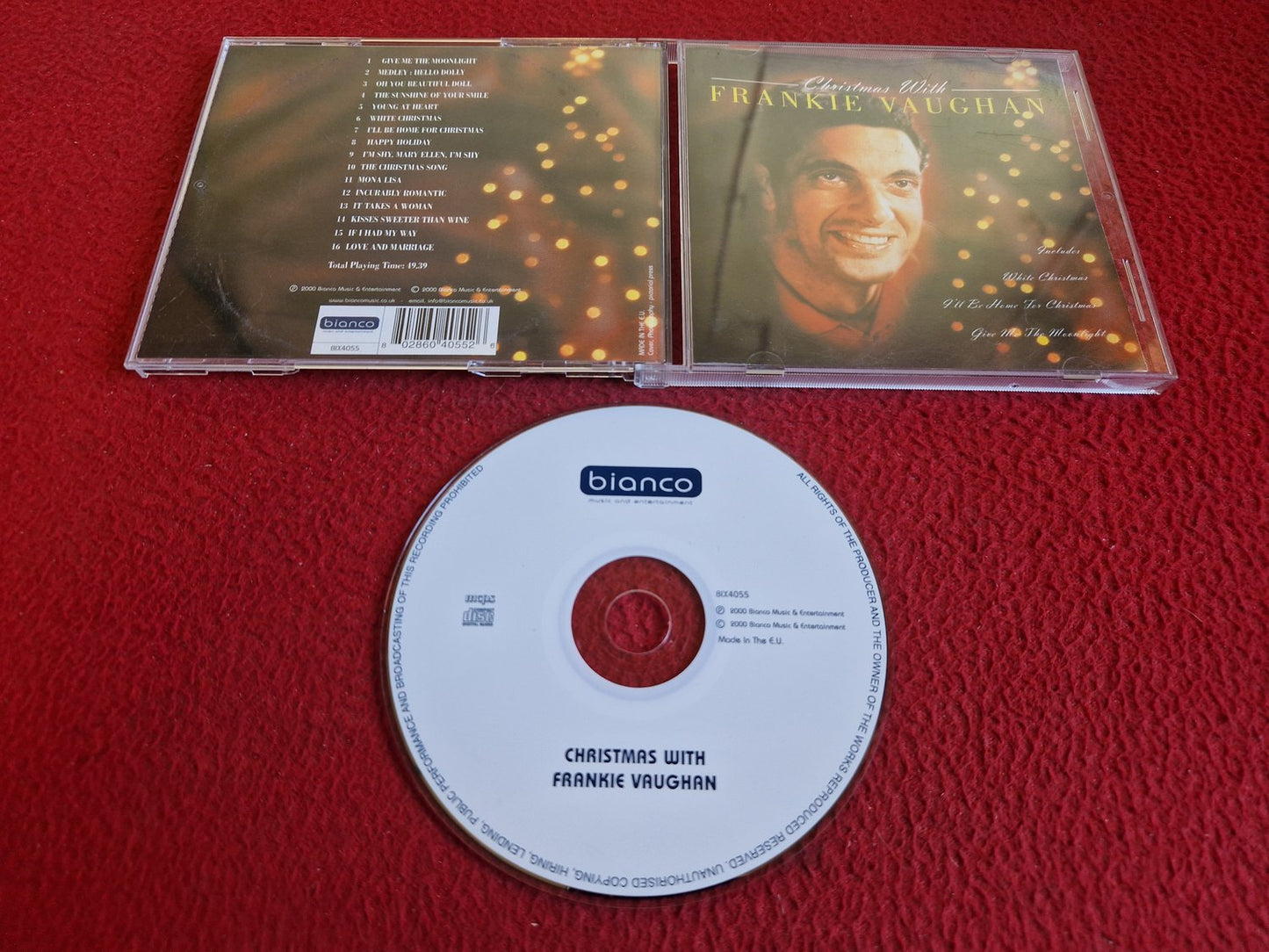 FRANKIE VAUGHAN CHRISTMAS WITH CD