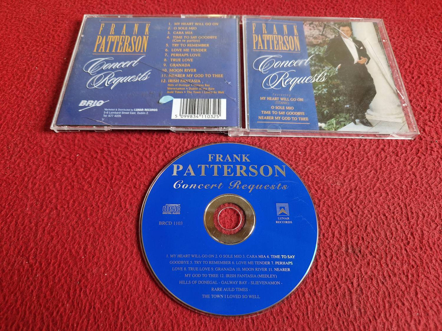 FRANK PATTERSON CONCERT REQUESTS CD