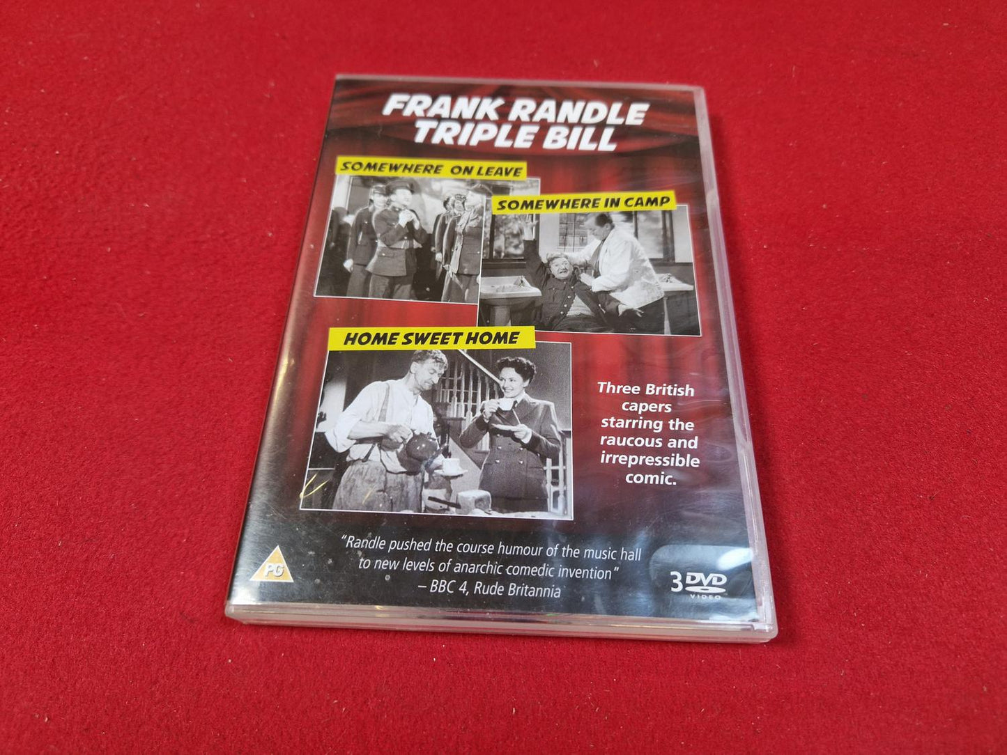 FRANK RANDLE TRIPLE BILL BOX till DVD