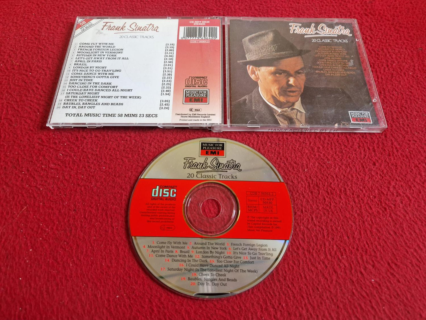FRANK SINATRA 20 CLASSIC TRACKS CD