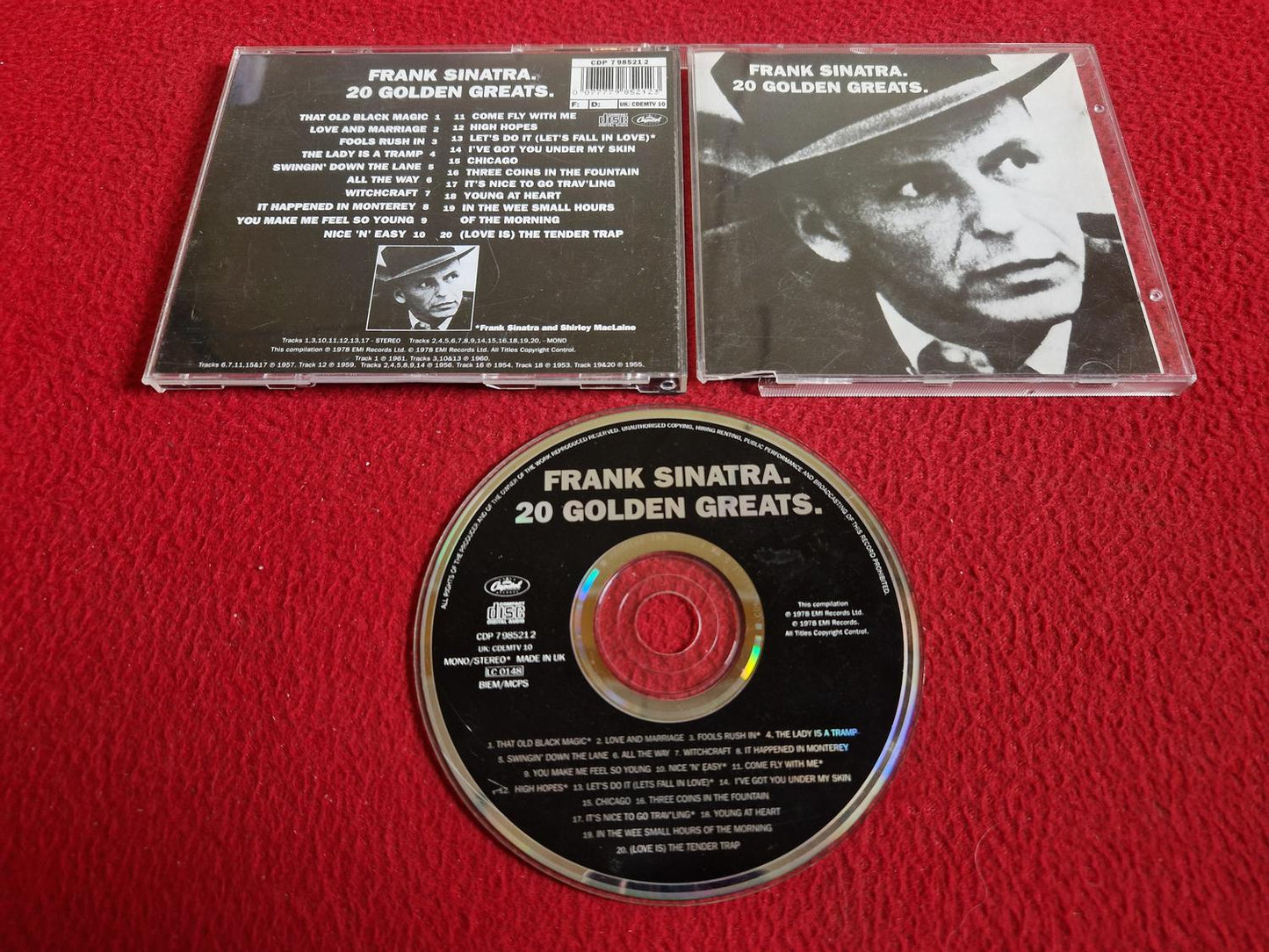 FRANK SINATRA 20 GOLDEN GREATS CD