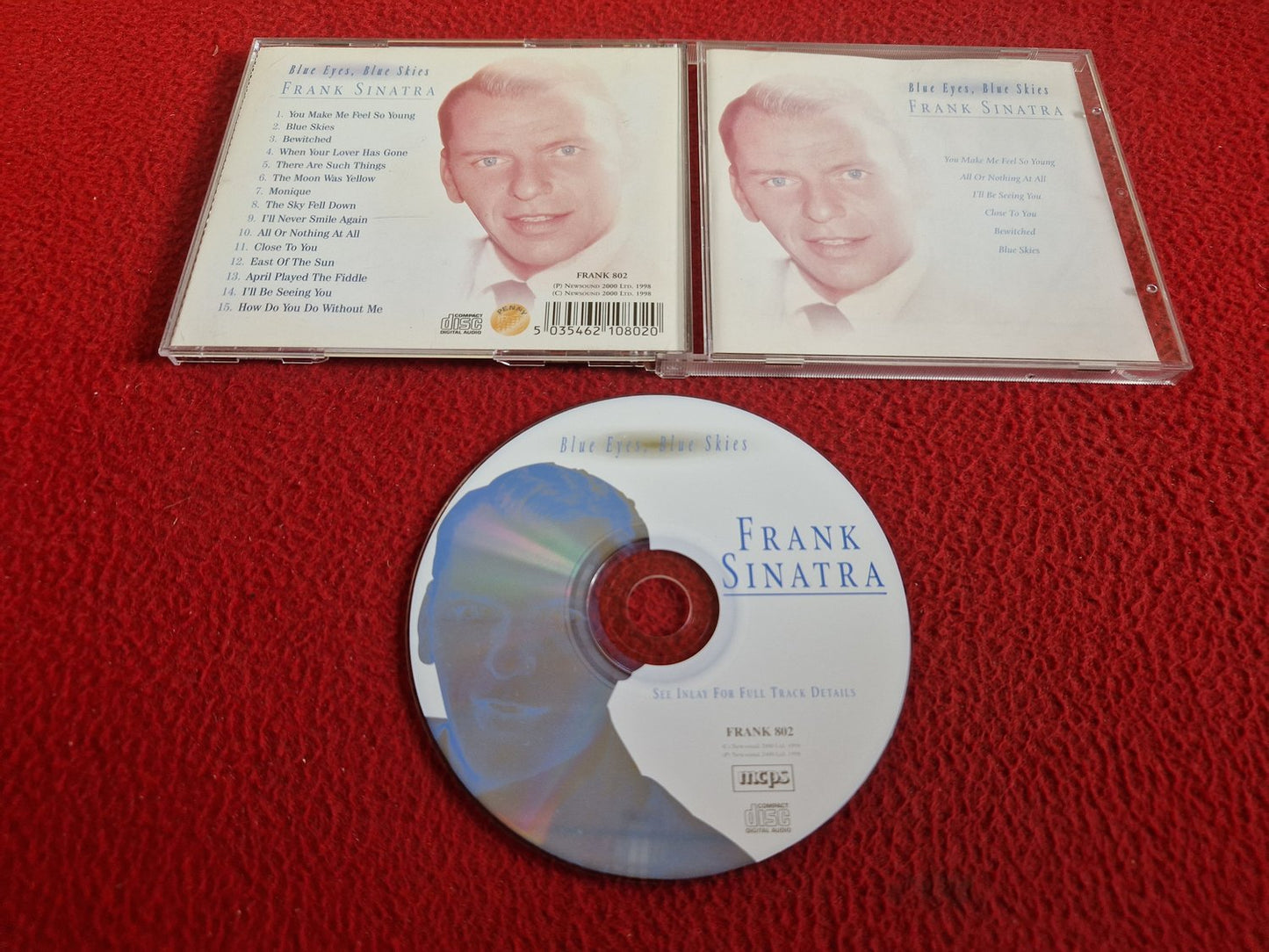 FRANK SINATRA BLUE EYES BLUE SKIES CD