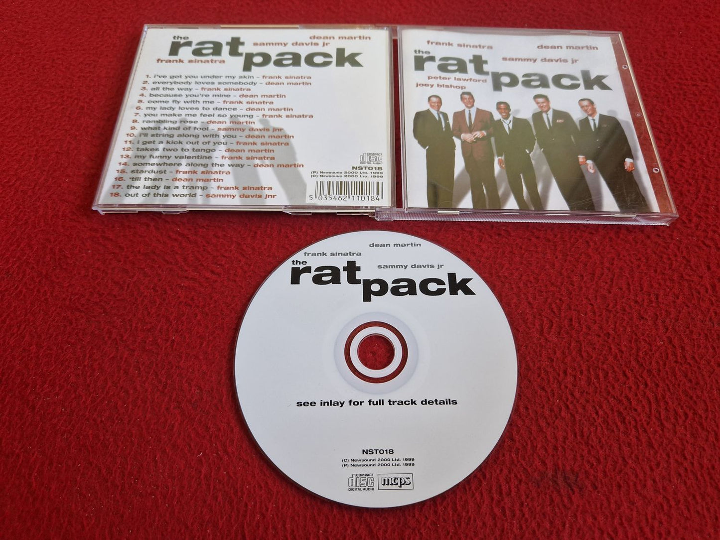 FRANK SINATRA DEAN MARTIN SAMMY DAVIS JR THE RAT PACK CD