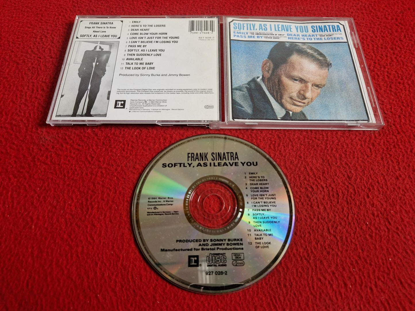 FRANK SINATRA SOFTLY AS I LEAVE YOU CD