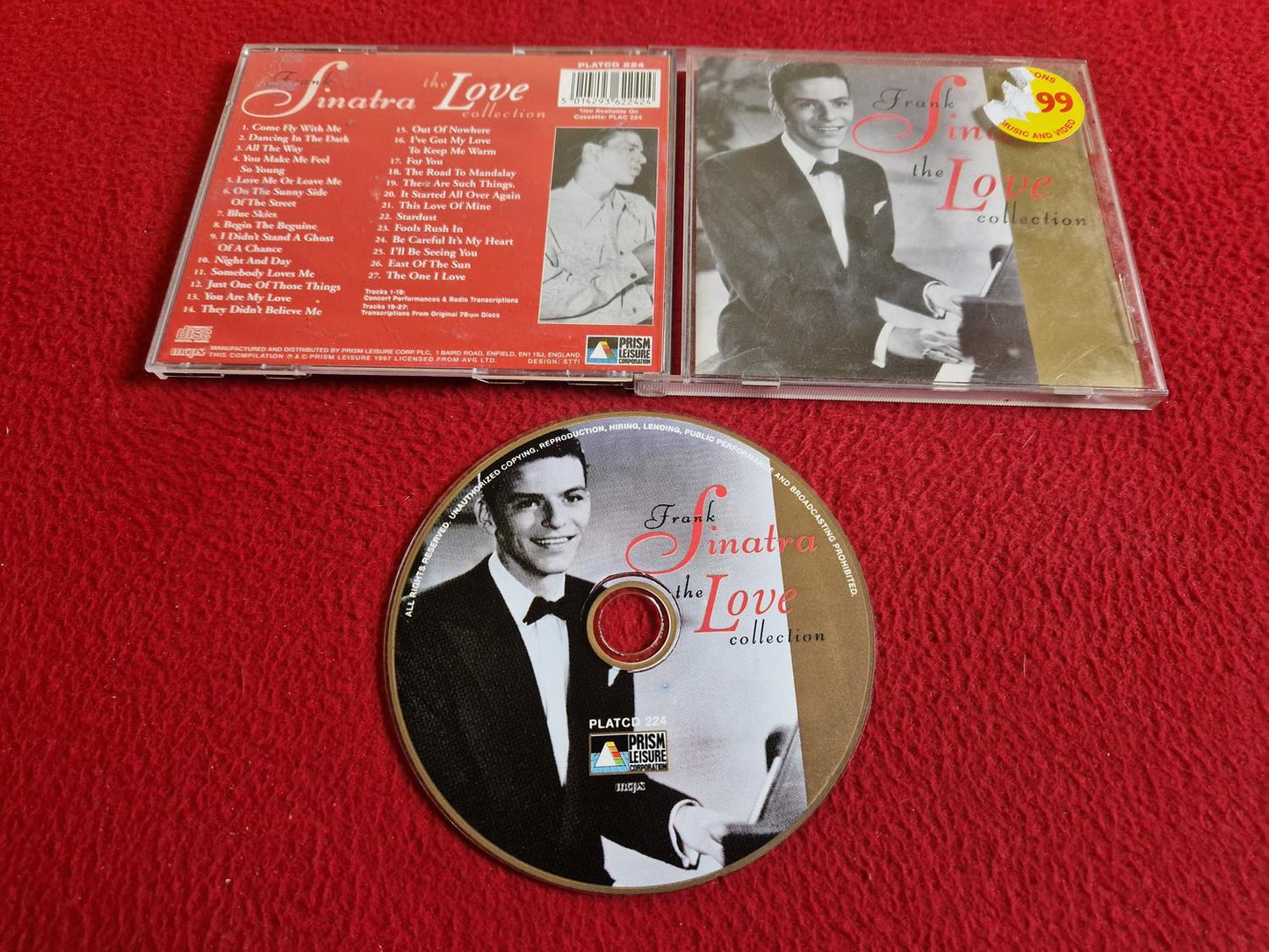 FRANK SINATRA THE LOVE COLLECTION CD