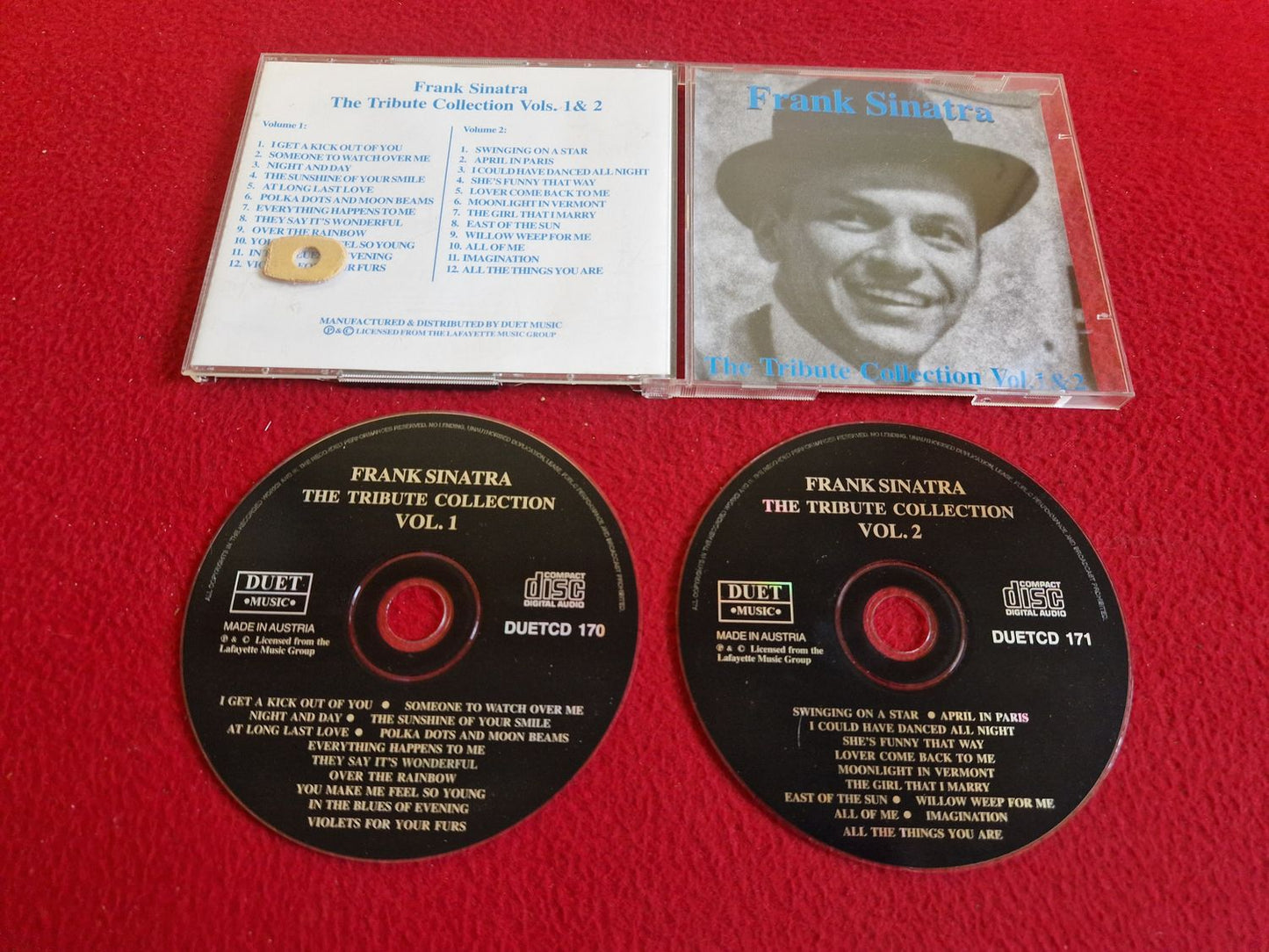 FRANK SINATRA THE TRIBUTE COLLECTION VOL 1 & 2 CD
