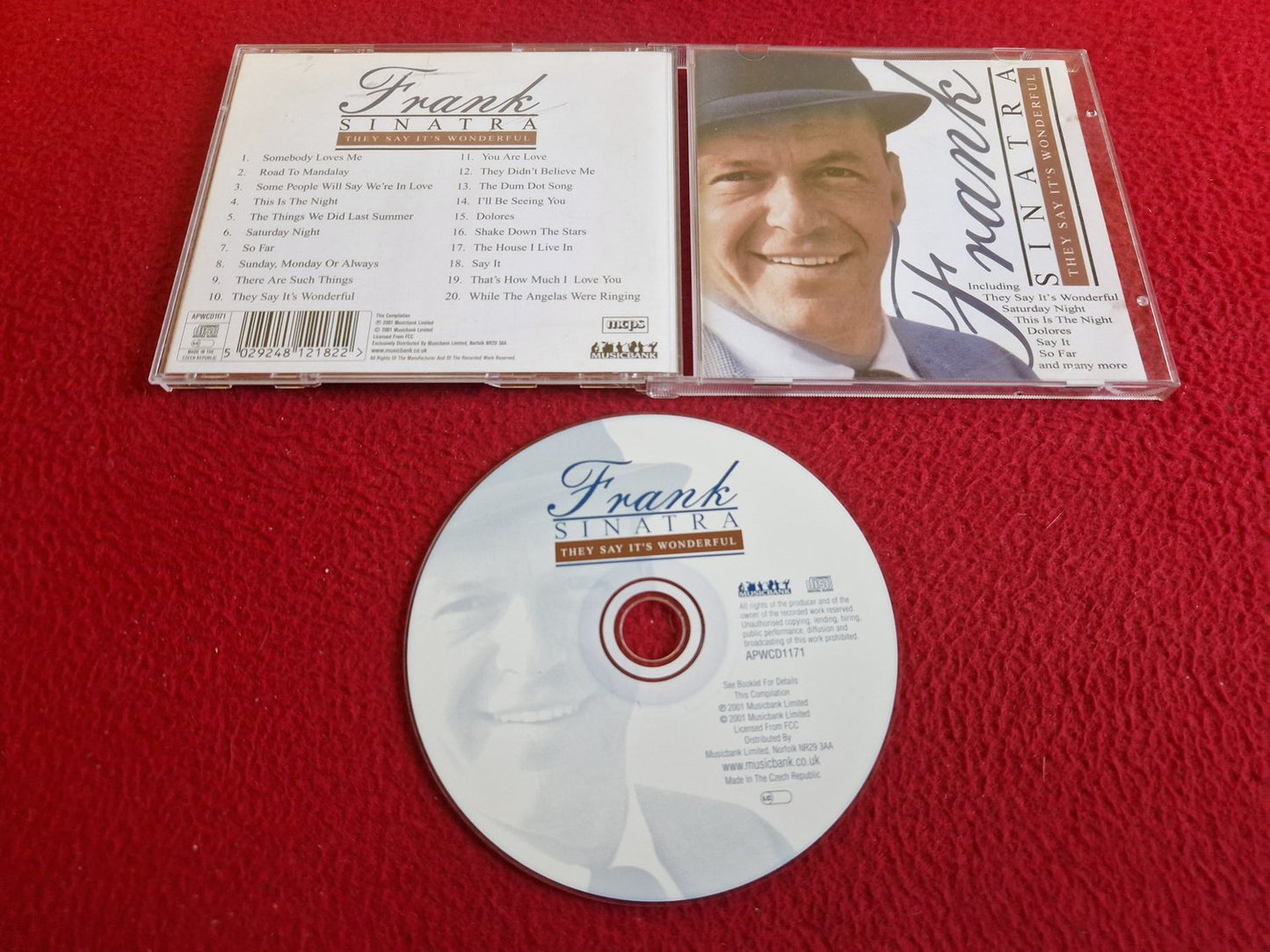 FRANK SINATRA THEY SAY IT'S WONDERFUL CD