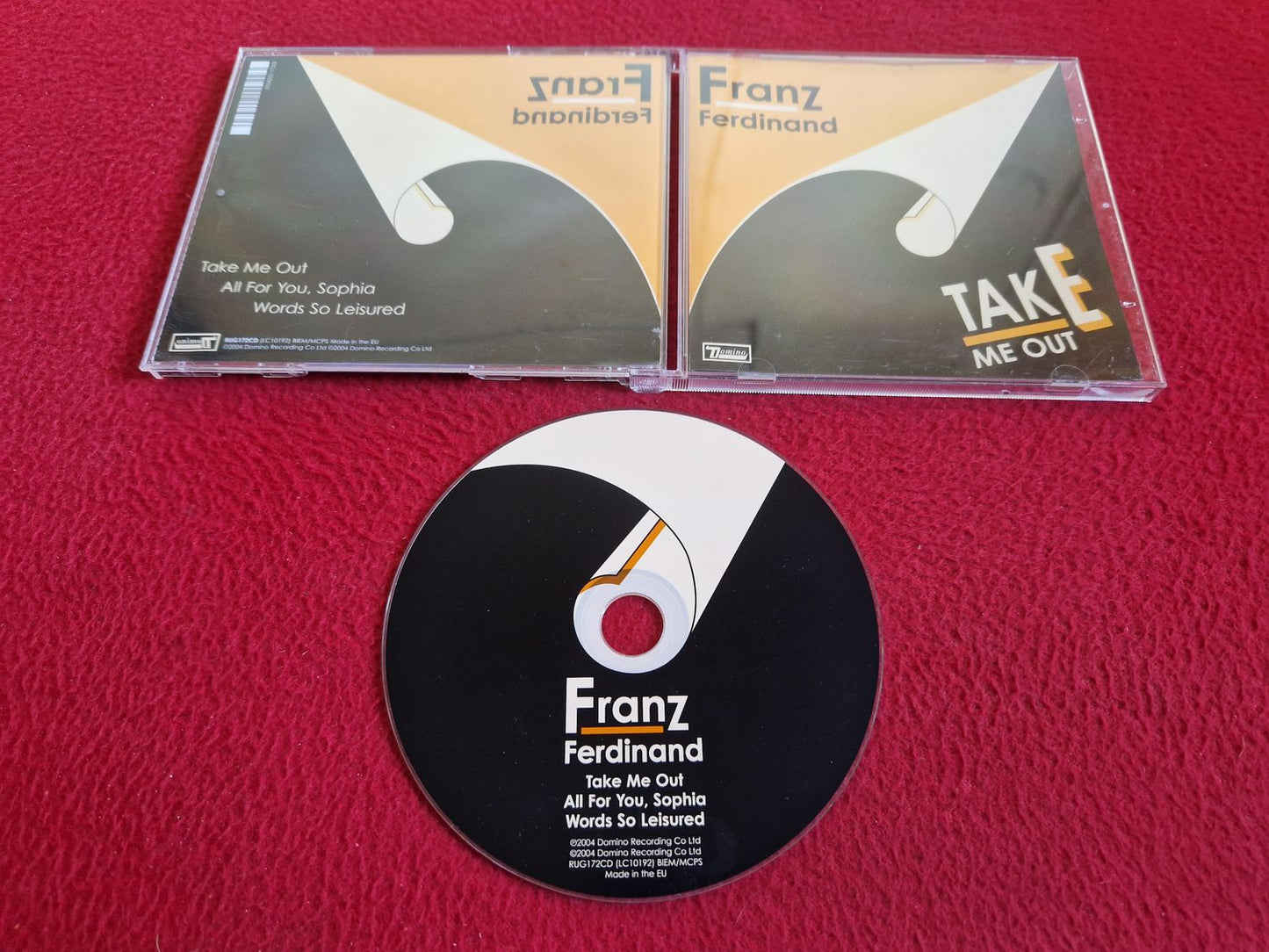 FRANZ FERDINAND TAKE ME OUT CD