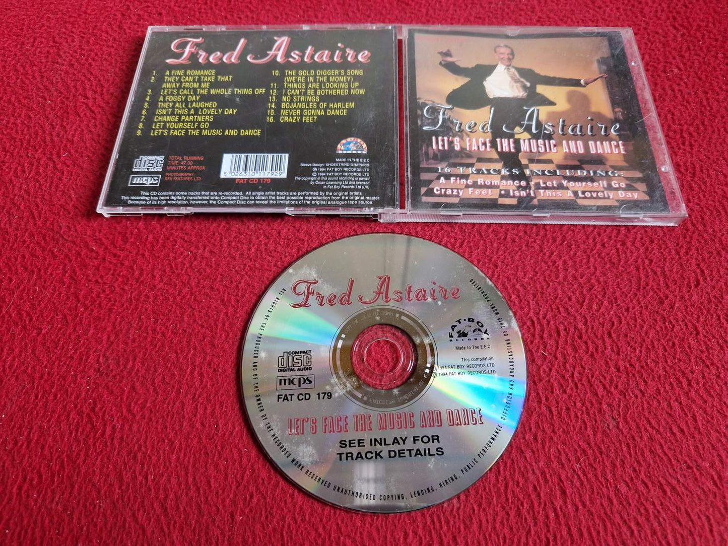 FRED ASTAIRE LET'S FACE THE MUSIC AND DANCE CD