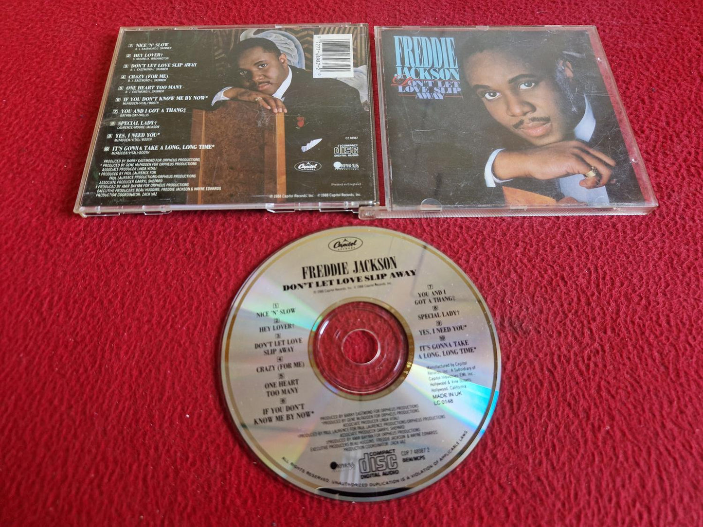 FREDDIE JACKSON DON'T LET LOVE SLIP AWAY CD