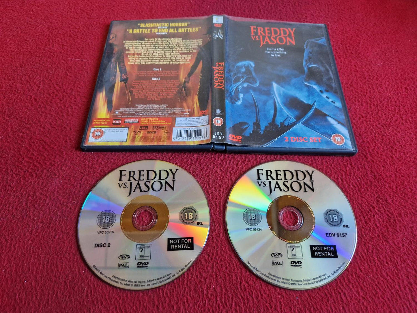 FREDDY VS JASON DVD