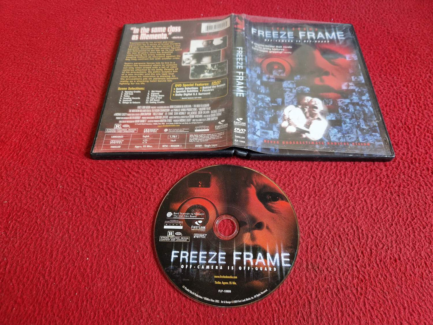 FREEZE FRAME DVD