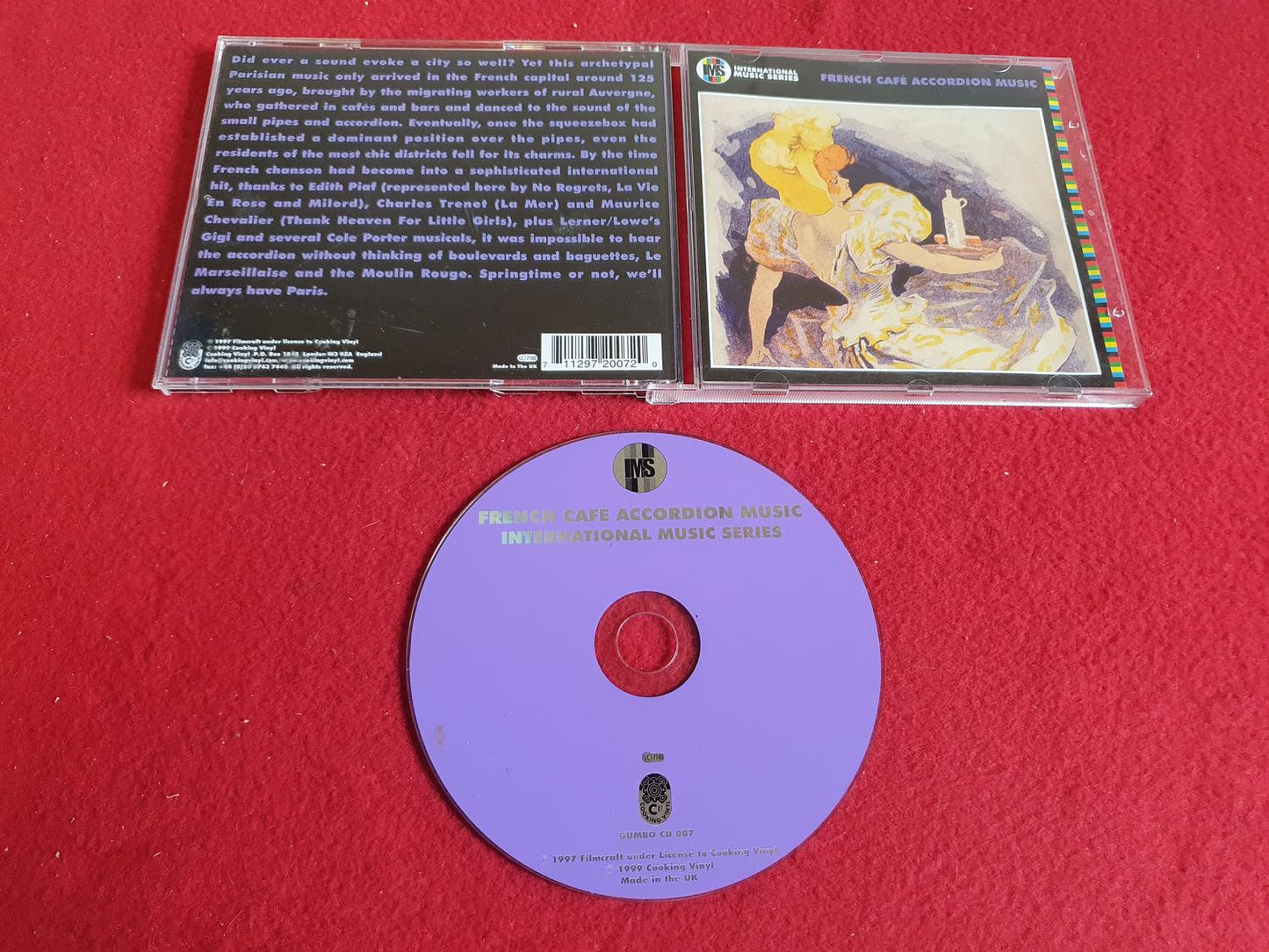 FRENCH CAFE ACCORDION MUSIC till CD