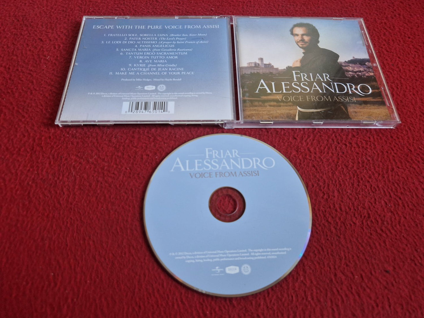 FRIAR ALESSANDRO VOICE FROM ASSISI CD