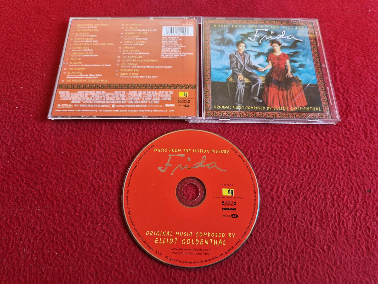 FRIDA MUSIC FROM THE MOTION PICTURE CD