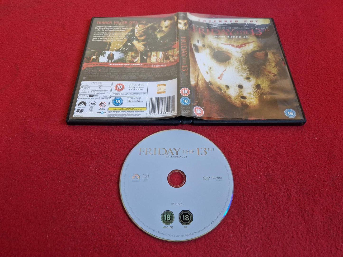 FRIDAY THE 13TH DVD