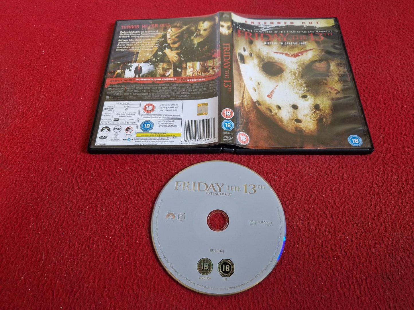 FRIDAY THE 13TH DVD
