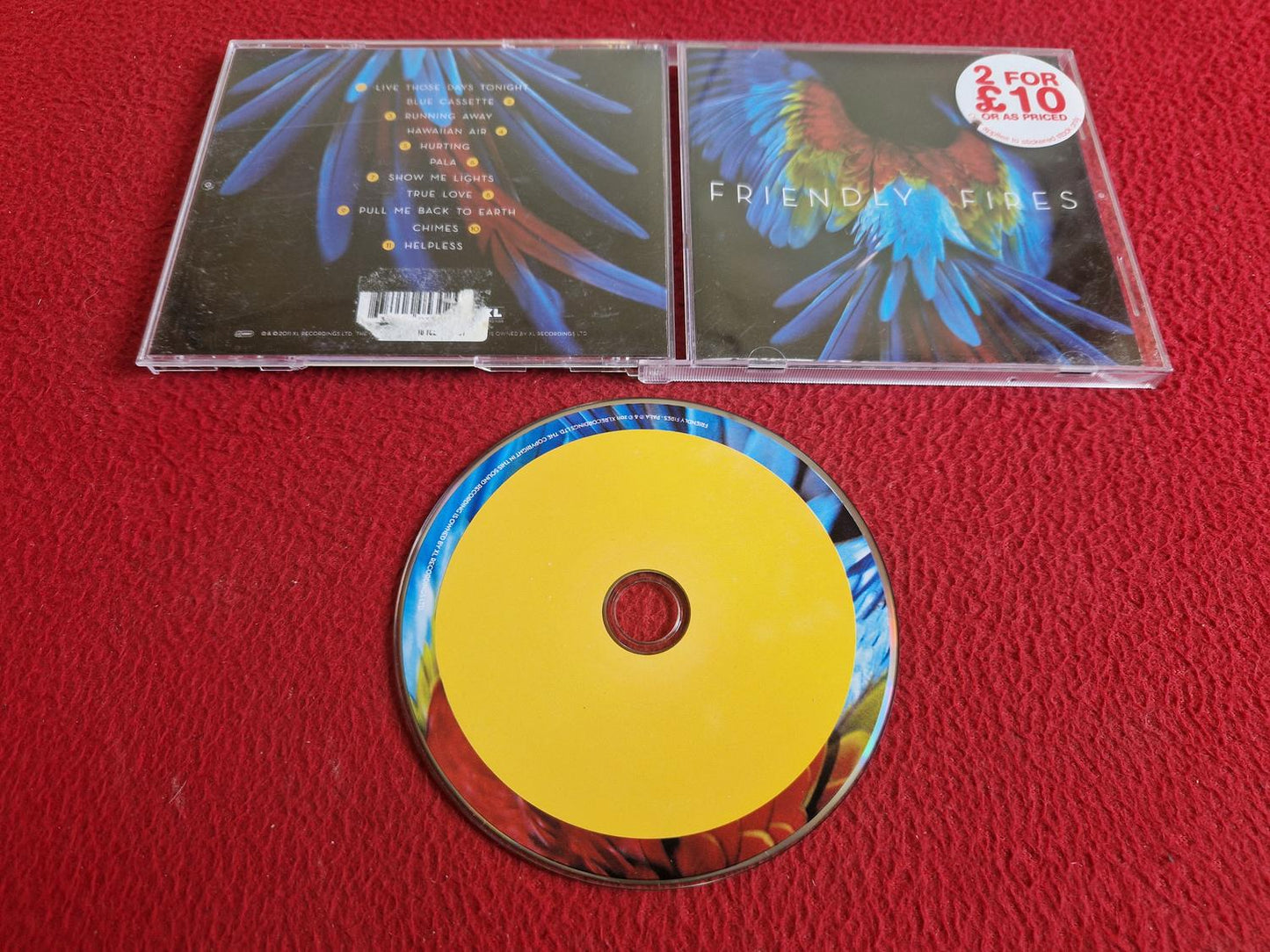 FRIENDLY FIRES PALA CD