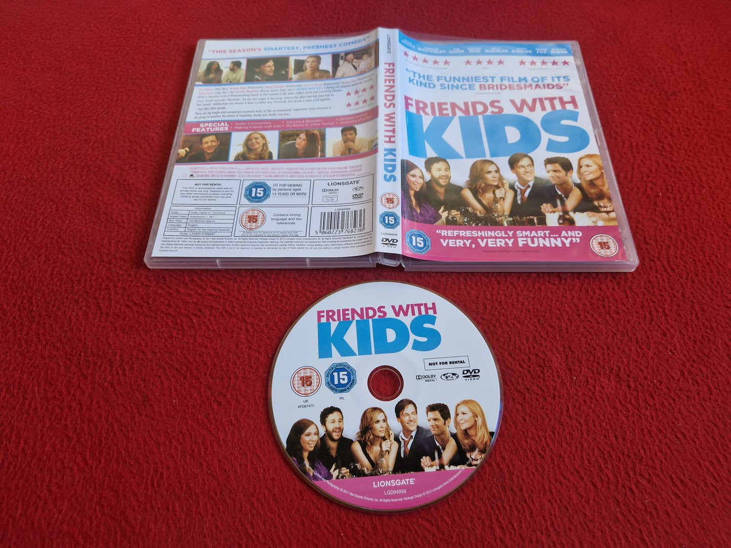 FRIENDS WITH KIDS DVD