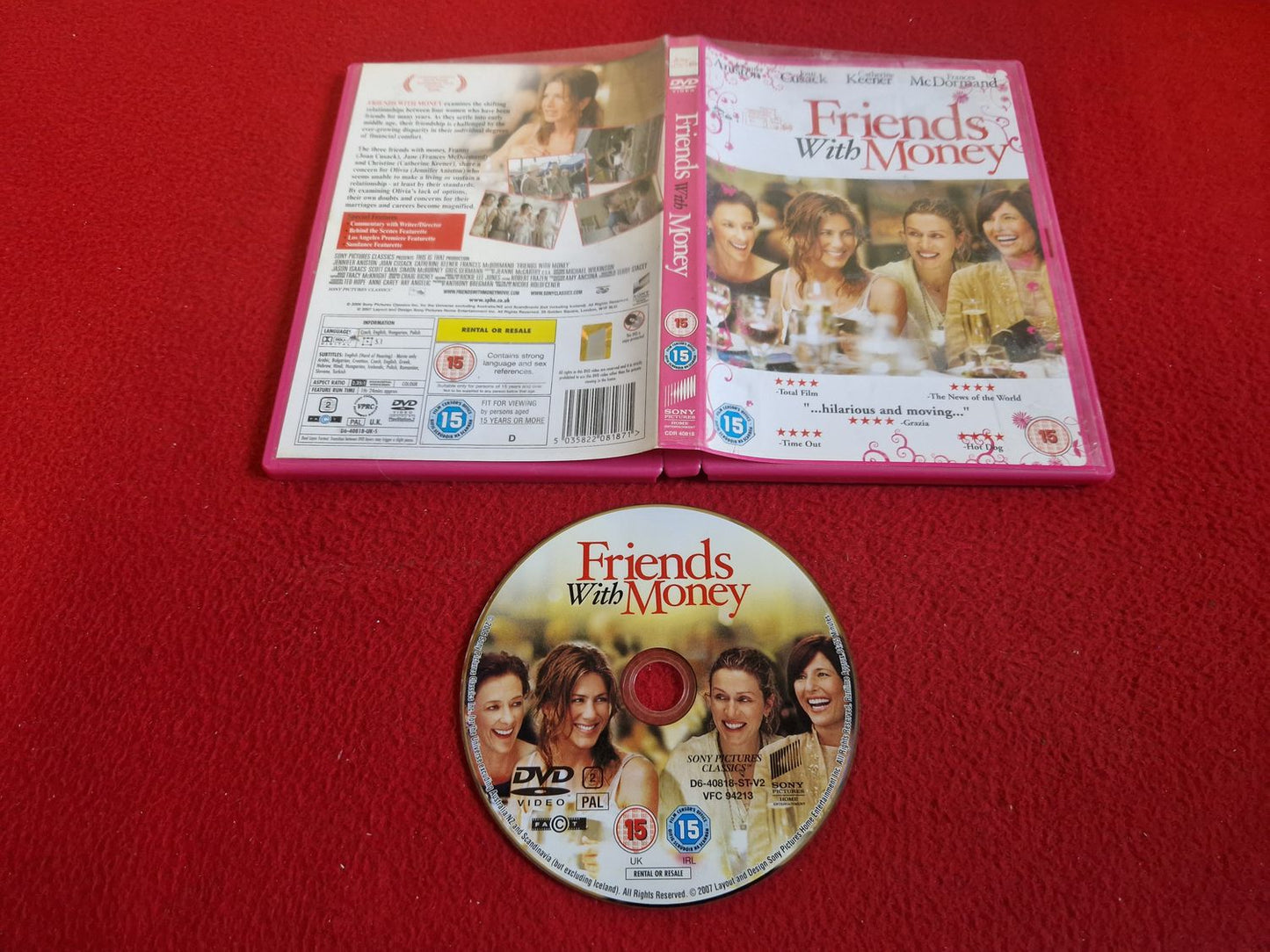 FRIENDS WITH MONEY DVD