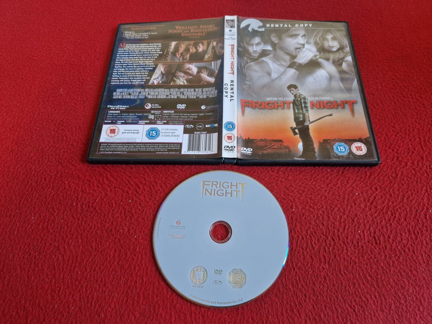 FRIGHT NIGHT DVD