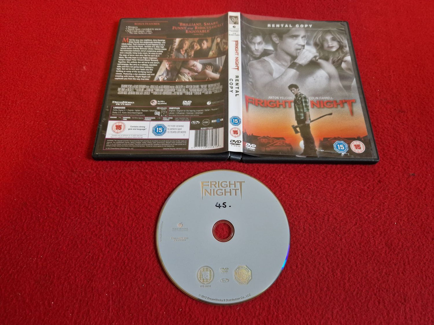 FRIGHT NIGHT DVD