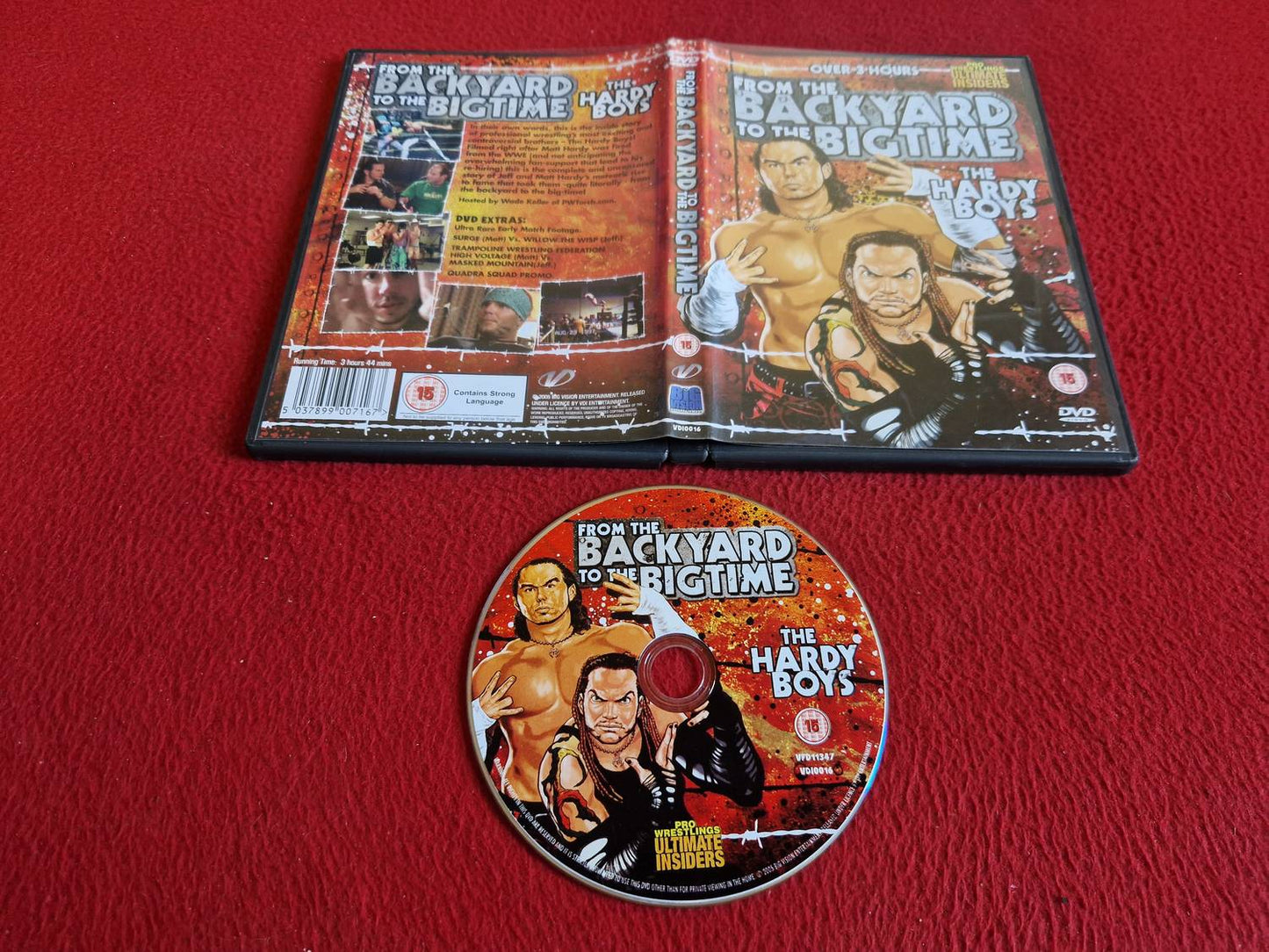 FROM THE BACKYARD TO THE BIGTIME THE HARDY BOYS DVD