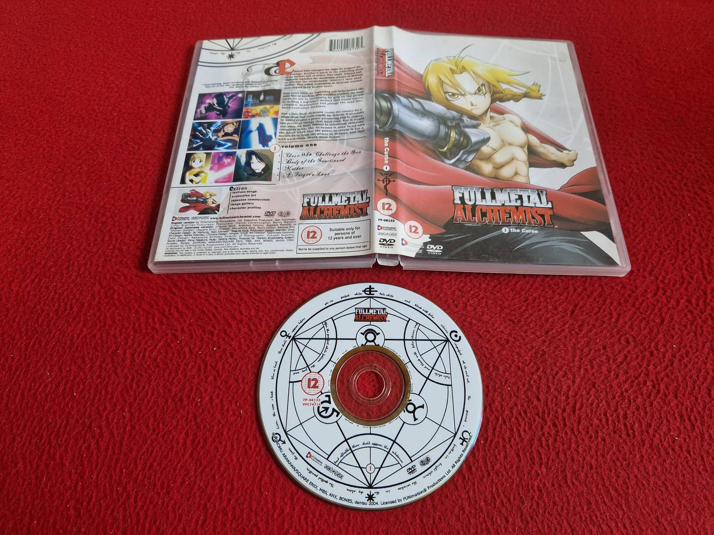 FULL METAL ALCHEMIST 1 THE CURSE DVD