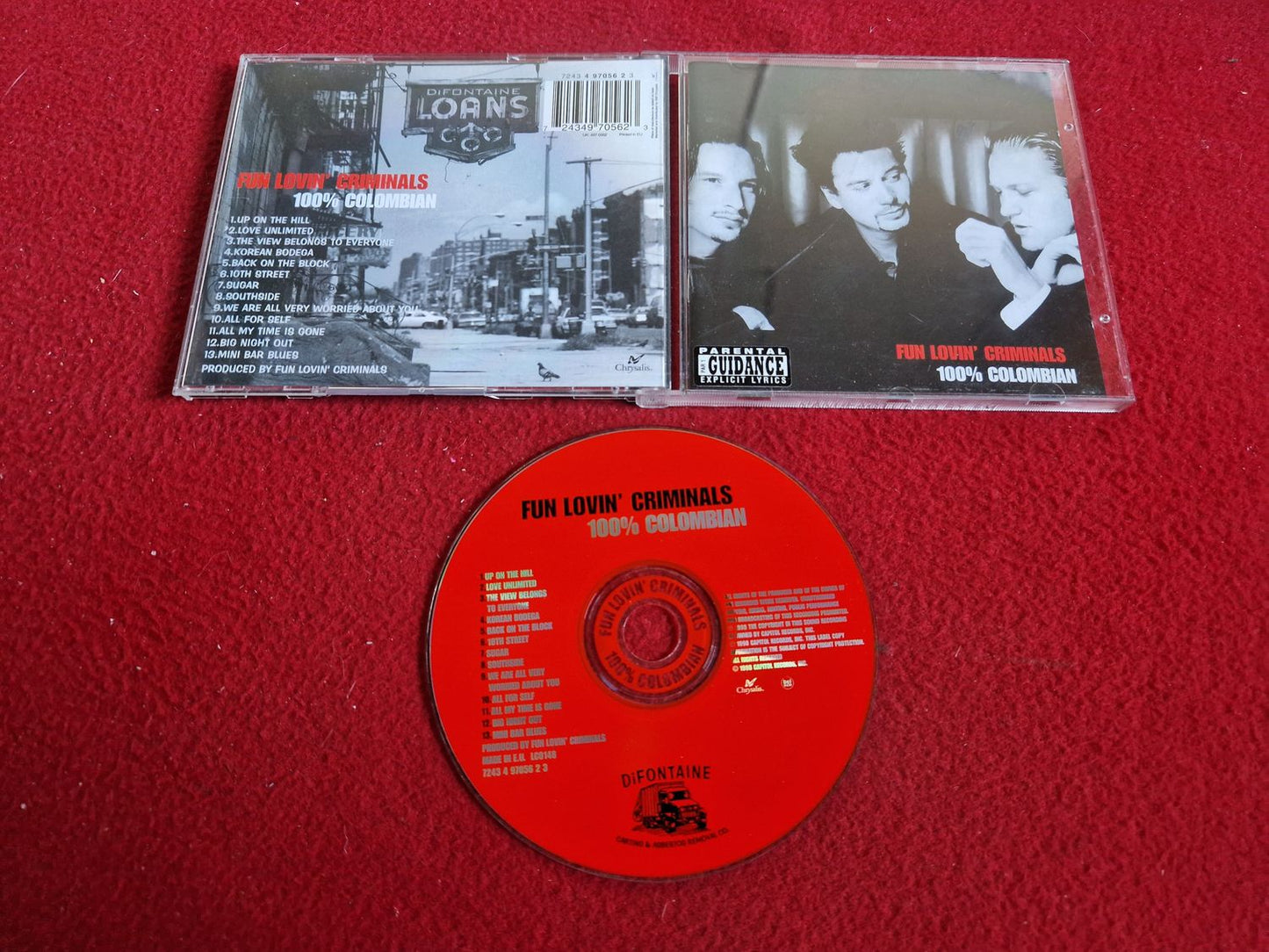 FUN LOVIN' CRIMINALS 100& COLOMBIAN CD