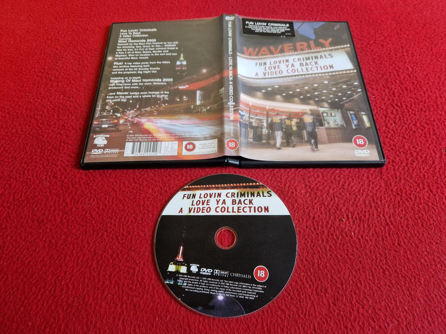 FUN LOVIN' CRIMINALS LOVE YA BACK - A VIDEO COLLECTION DVD
