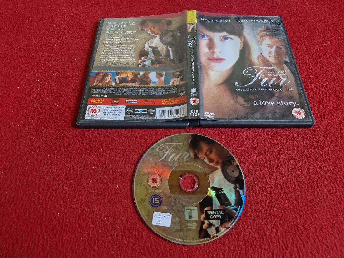 FUR - AN IMAGINARY PORTRAIT OF DIANE ARBUS DVD