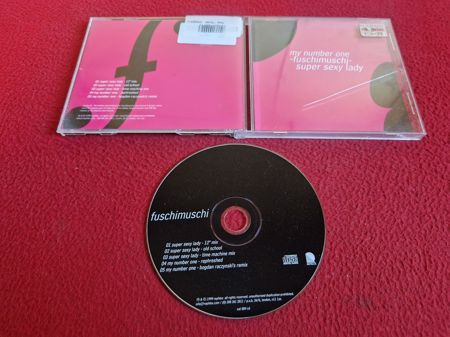 FUSCHIMUSCHI MY NUMBER ONE / SUPER SEXY LADY CD