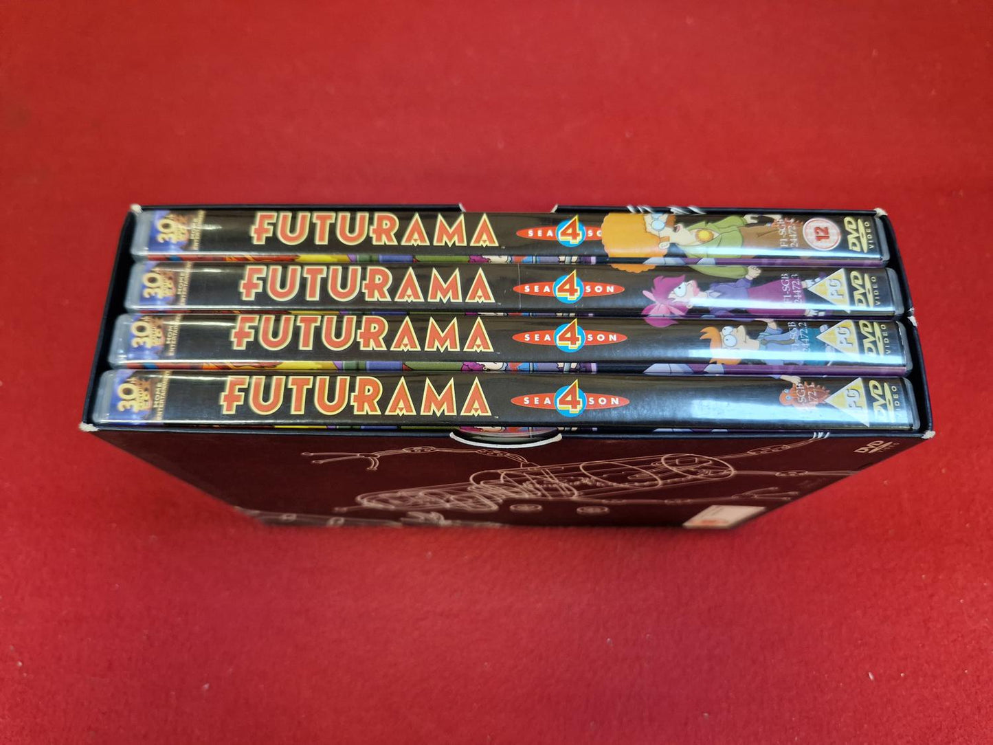 FUTURAMA SEASON 4 BOX till DVD