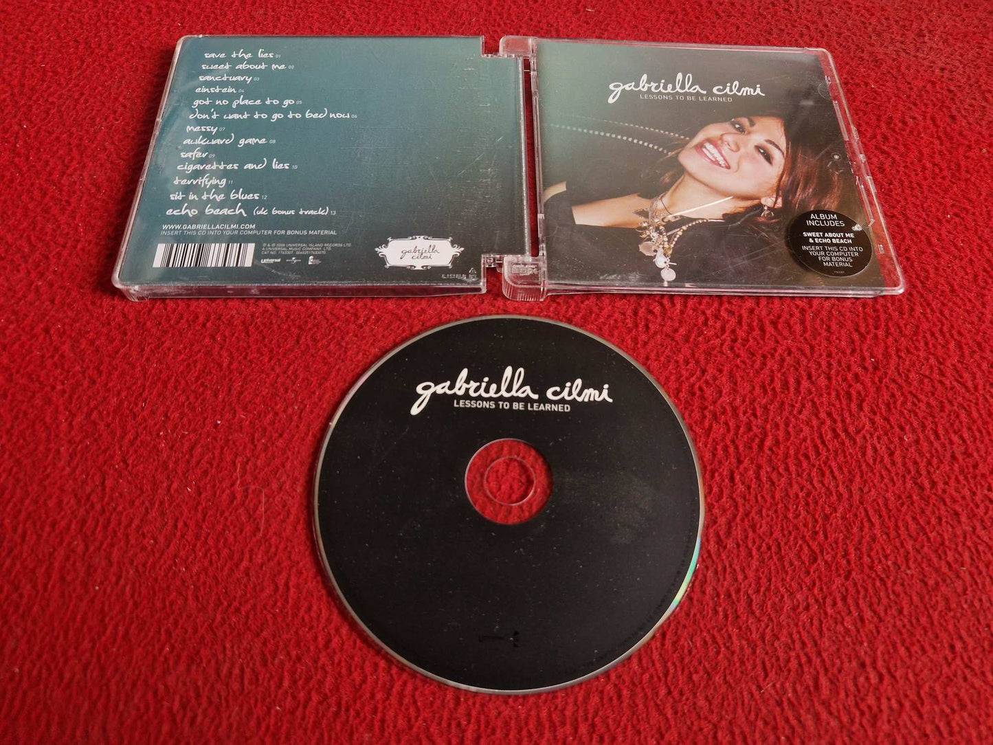 GABRIELLA CILMI LESSONS TO BE LEARNED CD