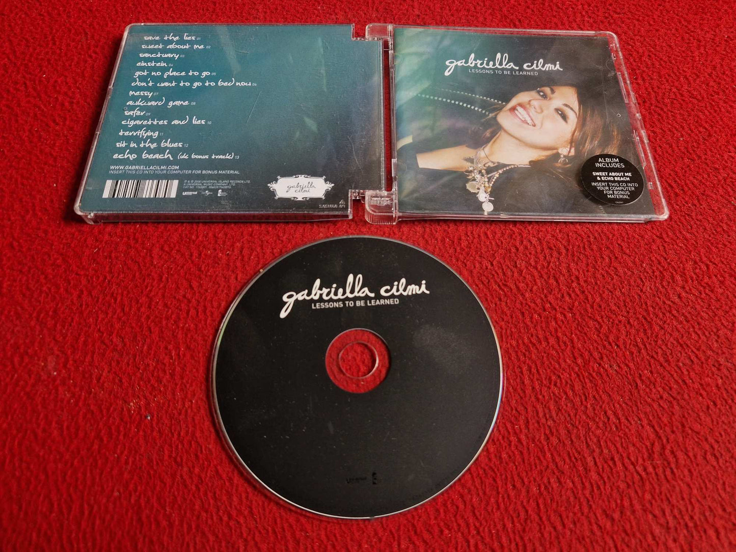 GABRIELLA CILMI LESSONS TO BE LEARNED CD