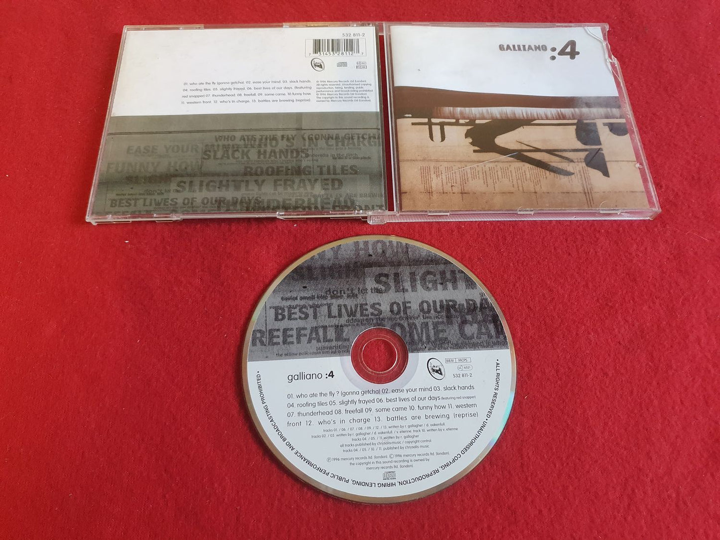 GALLIANO :4 till CD