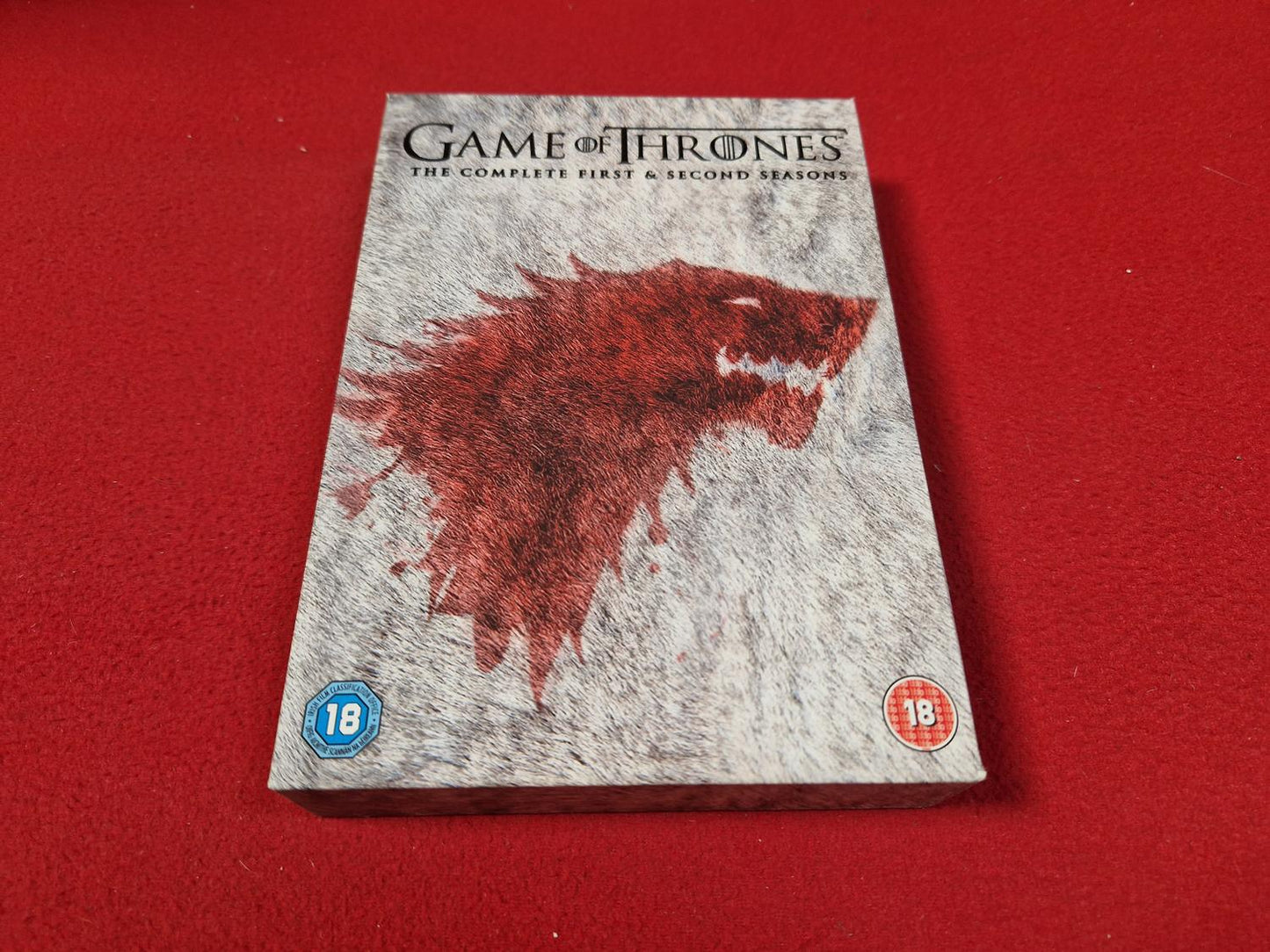GAME OF THRONES THE COMPLETE SEASONS 1 & 2 BOX till DVD