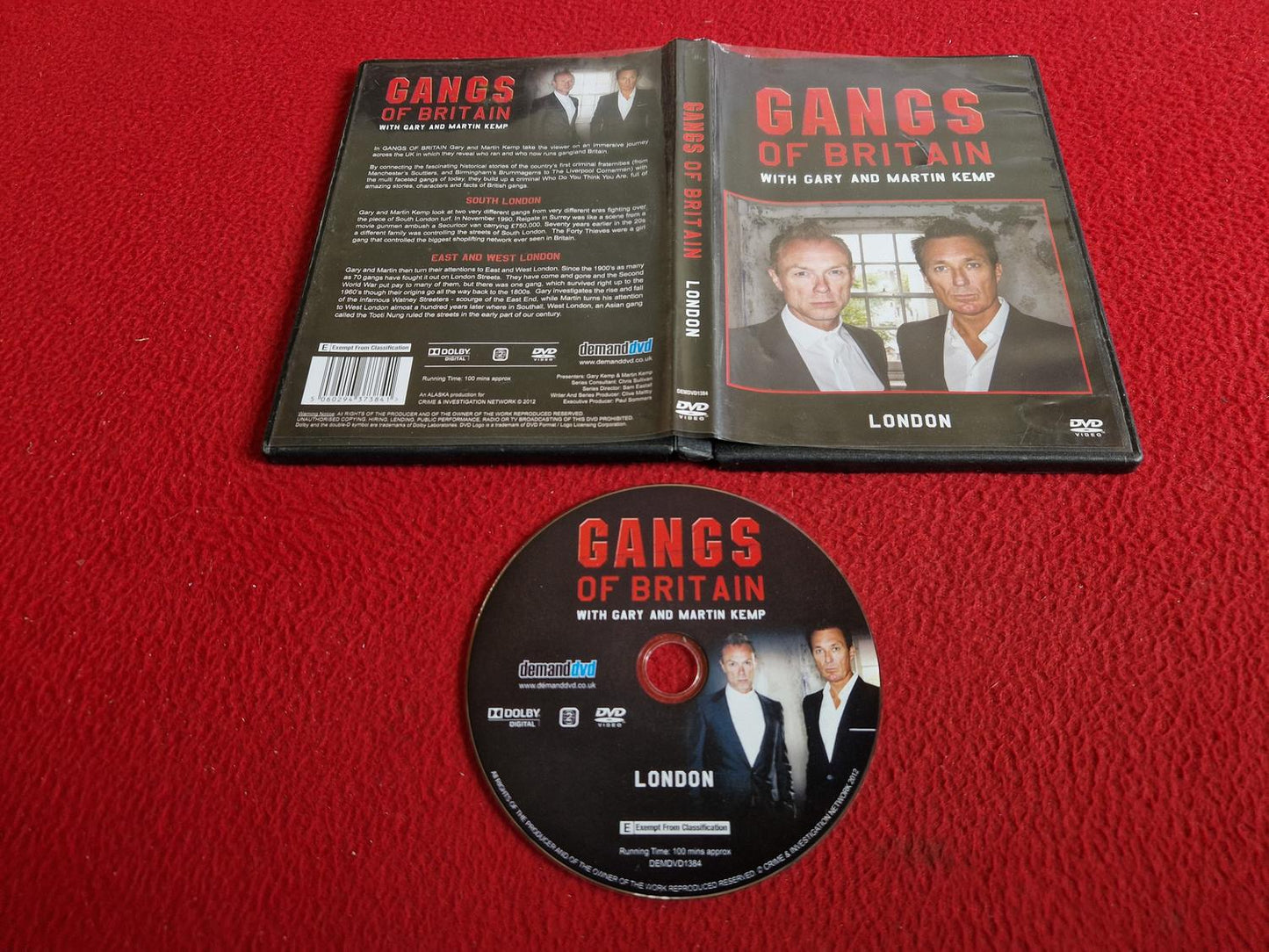 GANGS OF BRITAIN WITH GARY AND MARTIN KEMP - LONDON DVD